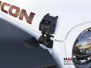 Jeep Gladiator JT Hood Catch Kit - Textured Black